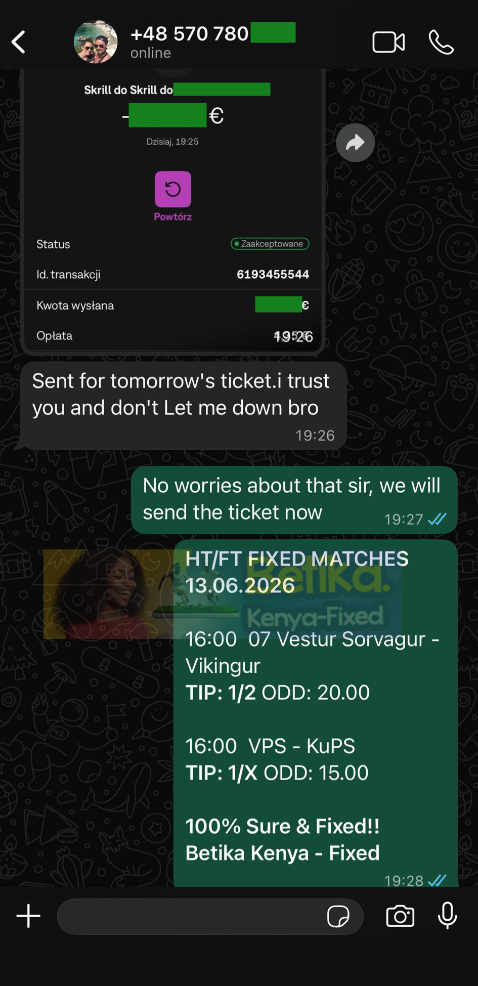 betika ht ft fixed matches 13.06.2026