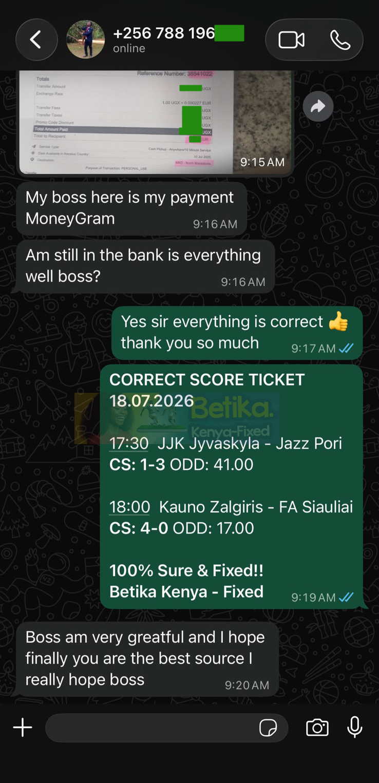 betika fixed correct score games 18.07.2026
