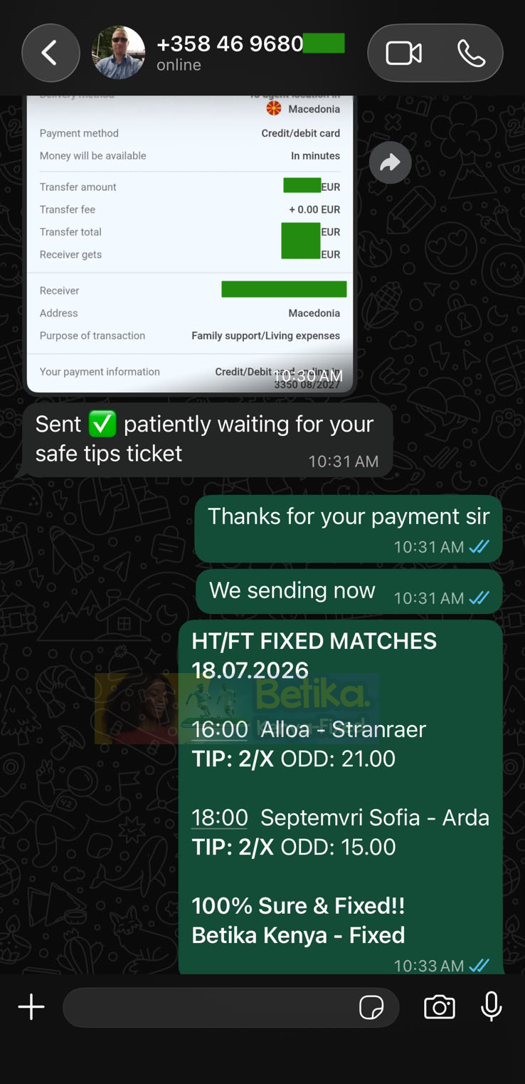 betika ht ft fixed matches 18.07.2026