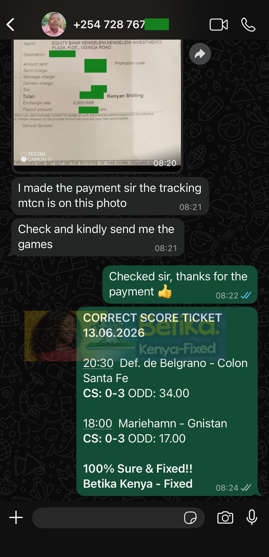 betika fixed correct score games 13.06.2026