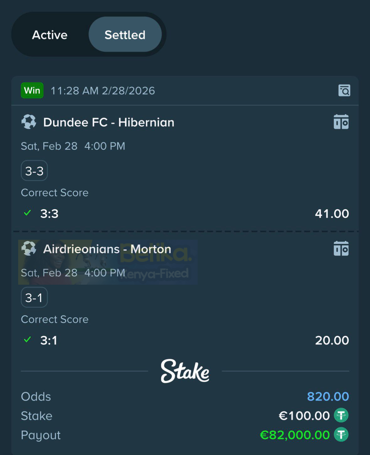 betika fixed matches correct score 28.02.2026