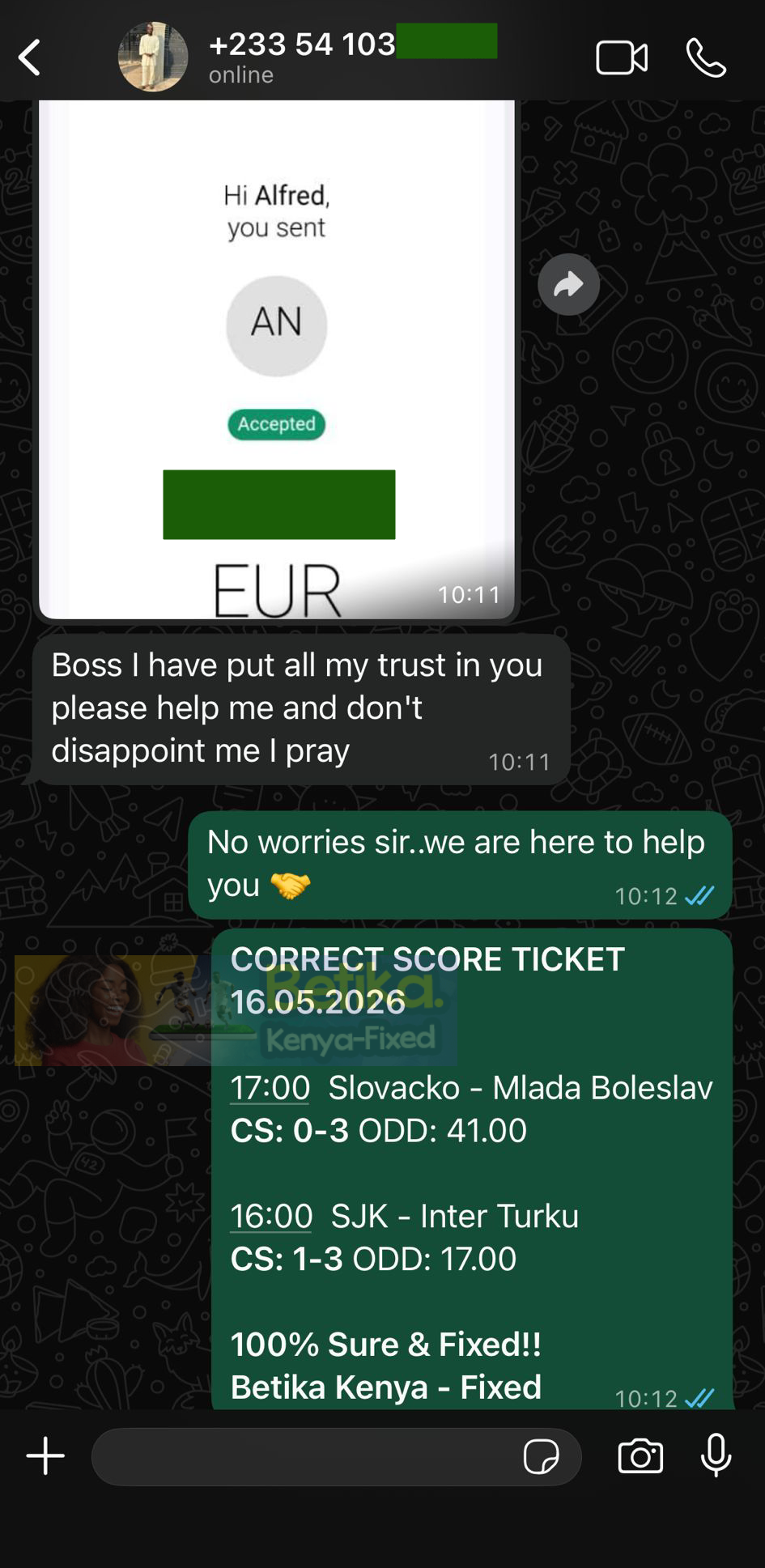 betika fixed correct score games 16.05.2026