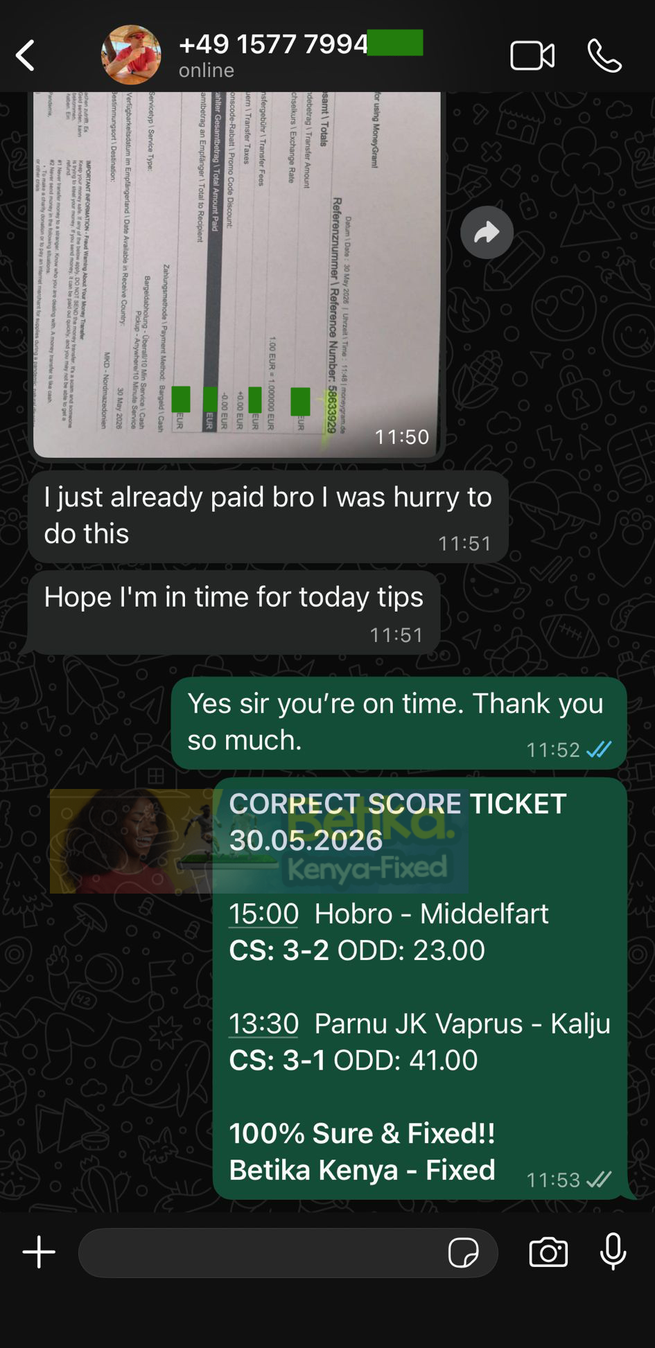 betika fixed correct score games 30.05.2026