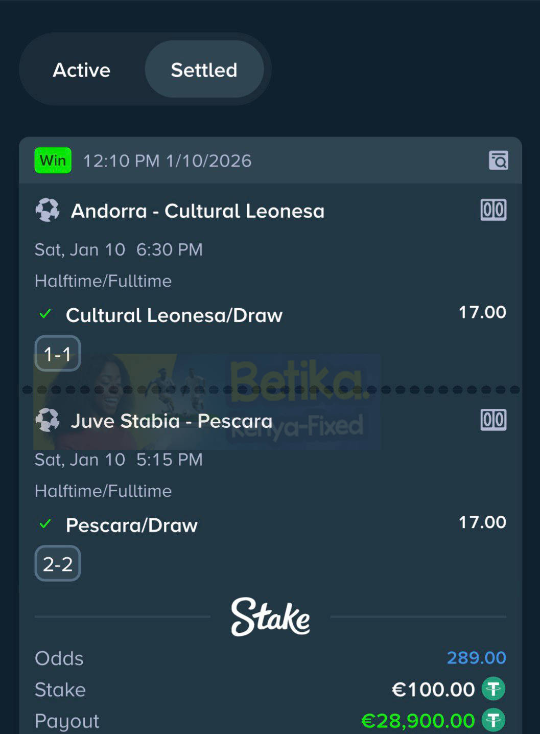 betika ht ft fixed matches 10.01.2026